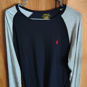 Polo by Ralph Lauren Black and Gray Men's Shirt